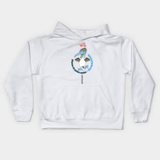 Blue-footed BOOBY Wood&Play Galapagos Kids Hoodie